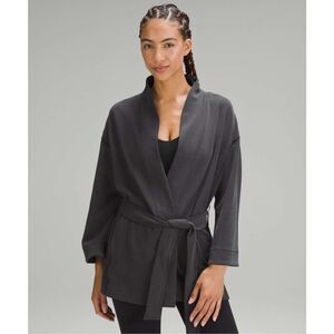 Lululemon Ribbed Softstreme Belted Wrap Jacket